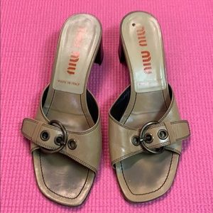 Miu Miu  sandals Sz 8.5